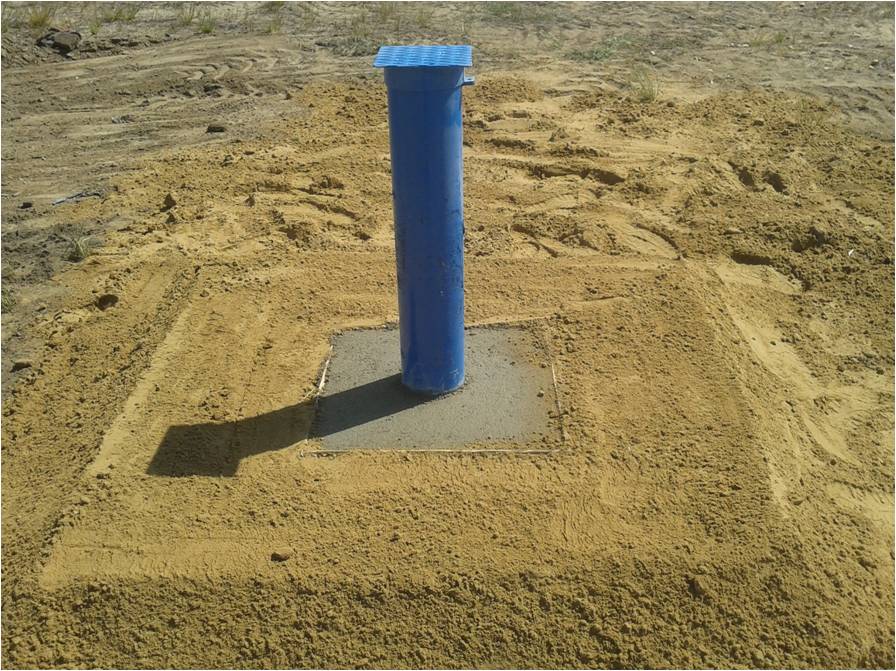 monitoring mintavételi figyelőkút vízépítési kivitelezés