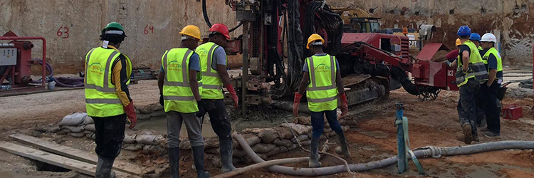 talajvízszint csökkentés speciális gépekkel